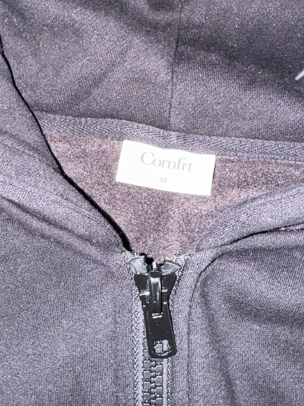Comfrt Zip Travel Hoodie in Onyx - Picture 3 of 4